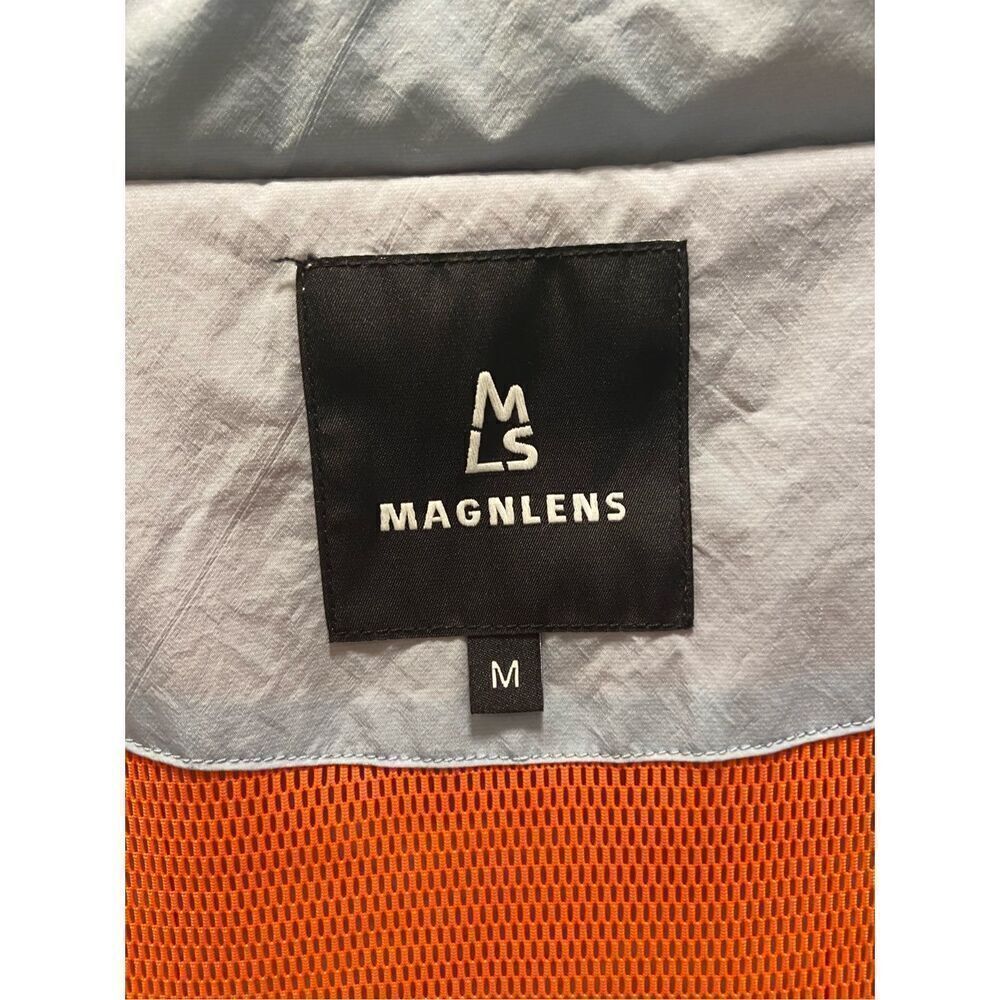 MAGNLENS Blue ANORAK  ACTIVE Lightweight Windbreaker Jacket NWOT $285 - Picture 6 of 6